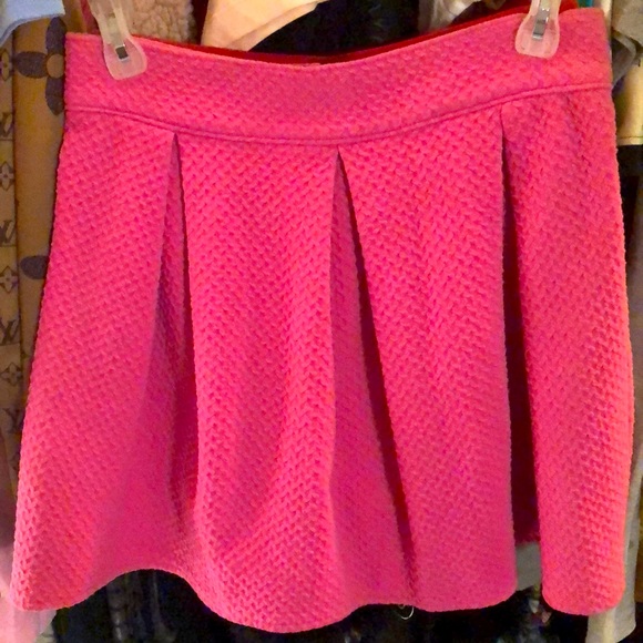Skirt. Pink. Pleated. Bethany mota. Barely worn. It’s just sitting in my closet - Picture 2 of 3